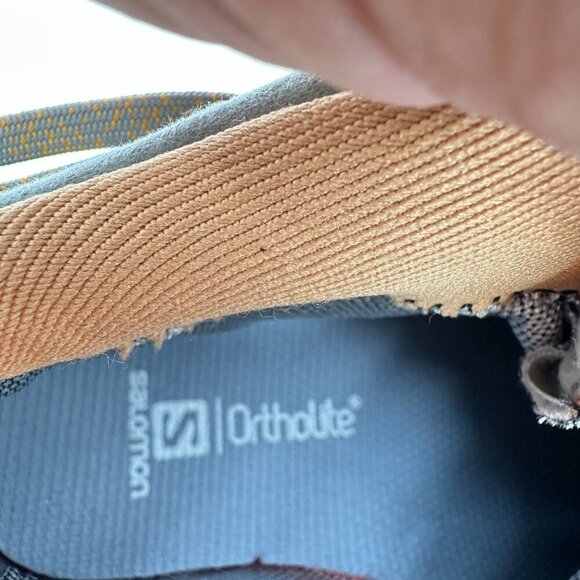 Salomon Outpulse Mid GoreTex Women Size 5 415938 Grey Iron Ebony Hiking Shoes - Picture 11 of 12